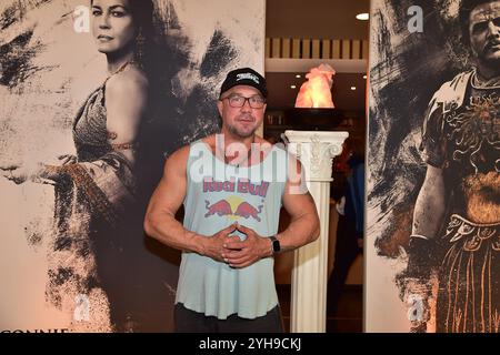 Fan Event GLADIATOR II im Kino Zoo Palast DJ Tomekk Event-screening im Zoopalast Berlin, die Gladiatoren besuchen Berlin zum Fan Event GLADIATOR II AM 10.11.2024 Photopress Mueller Banque D'Images