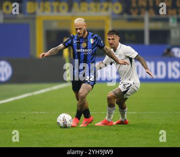 Italie, Milan, 11 novembre 2024, Italien Series A, FC Inter vs SSC Napoli crédit : Nderim Kaceli/Alamy Live News Banque D'Images