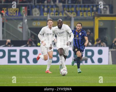 Italie, Milan, 11 novembre 2024, Italien Series A, FC Inter vs SSC Napoli crédit : Nderim Kaceli/Alamy Live News Banque D'Images