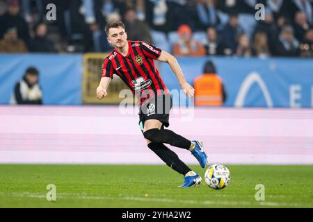 Malmoe, Suède. 10 novembre 2024. Hlynur Freyr Karlsson de Brommapojkarna vu lors du match Allsvenskan entre Malmoe FF et Brommapojkarna à Eleda Stadion à Malmoe. Crédit : Gonzales photo/Alamy Live News Banque D'Images