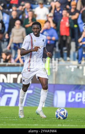 Ebenezer Akinsanmiro (Sampdoria) pendant AC Pise vs UC Sampdoria, match de football italien Serie B à Pise, Italie, 09 novembre 2024 Banque D'Images