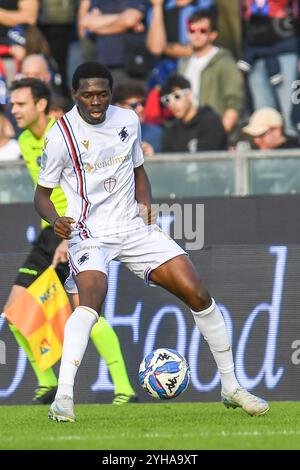 Ebenezer Akinsanmiro (Sampdoria) pendant AC Pise vs UC Sampdoria, match de football italien Serie B à Pise, Italie, 09 novembre 2024 Banque D'Images