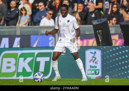 Ebenezer Akinsanmiro (Sampdoria) pendant AC Pise vs UC Sampdoria, match de football italien Serie B à Pise, Italie, 09 novembre 2024 Banque D'Images