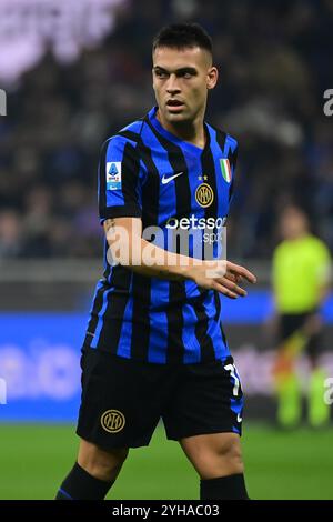 Milan, Italie, le 10 novembre 2024. L'attaquant argentin #10 de l'Inter Milan Lautaro Martinez lors du match de football italien Serie A L'Inter Milan et la SSC Napoli au stade San Siro de Milan, Italie, le 10 novembre 2024 crédit : Piero Cruciatti/Alamy Live News Banque D'Images