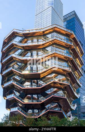 Navire, conçu par Thomas Heatherwick, escalier Hudson Yards dans le quartier Hudson Yards à Manhattan Banque D'Images