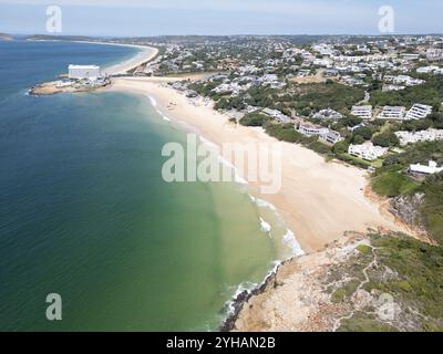 Plage centrale, Plettenberg Bay, Afrique du Sud Banque D'Images