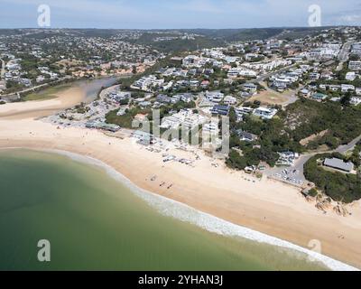 Plage centrale, Plettenberg Bay, Afrique du Sud Banque D'Images