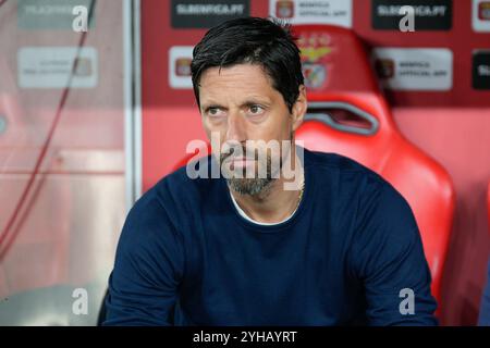 Lisbonne, Portugal. 10 novembre 2024. Vitor Bruno, entraîneur du FC Porto, en action lors du match de football BWIN de Liga Portugal entre SL Benfica et FC Porto à l'Estadio da Luz à Lisbonne, Portugal. 11/11/2024 crédit : Brazil photo Press/Alamy Live News Banque D'Images