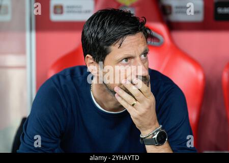 Lisbonne, Portugal. 10 novembre 2024. Vitor Bruno, entraîneur du FC Porto, en action lors du match de football BWIN de Liga Portugal entre SL Benfica et FC Porto à l'Estadio da Luz à Lisbonne, Portugal. 11/11/2024 crédit : Brazil photo Press/Alamy Live News Banque D'Images