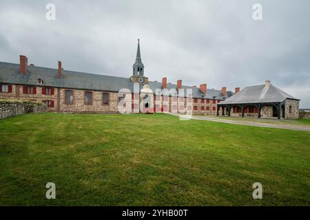 Forteresse de Louisbourg   Louisbourg, Nouvelle-Écosse, CAN Banque D'Images