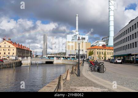 Goteborg Energi appartient à la population de Gothenburg et produit et distribue de l'électricité dans toute la ville avec des bénéfices retournés pour l'investissement Banque D'Images