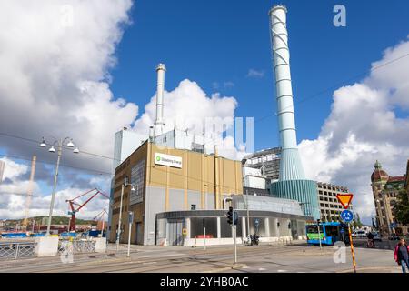Goteborg Energi appartient aux habitants de Gothenburg et produit et distribue de l'énergie électrique dans toute la ville, en Suède, en Europe Banque D'Images