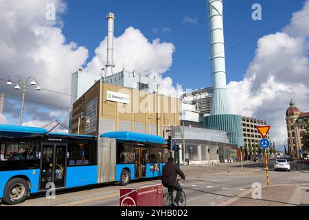 Goteborg Energi appartient à la population de Gothenburg et produit et distribue de l'électricité dans toute la ville avec des bénéfices retournés pour l'investissement Banque D'Images