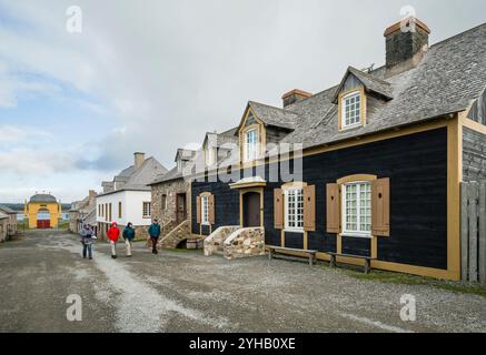 Forteresse de Louisbourg   Louisbourg, Nouvelle-Écosse, CAN Banque D'Images