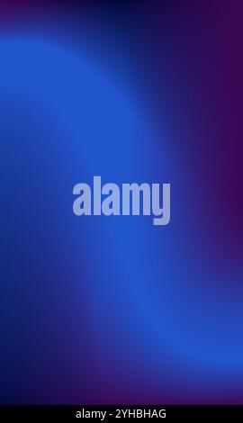 Fond d'espace vide d'art de combinaison dégradé bleu vibrant Illustration de Vecteur