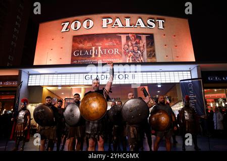 Projection des Kinofilms Gladiator II im Zoo Palast. Berlin, 10.11.2024 *** projection du film Gladiator II au Zoo Palast Berlin, 10 11 2024 Foto:XS.xGabschx/xFuturexImagex Gladiator berlin 4105 Banque D'Images