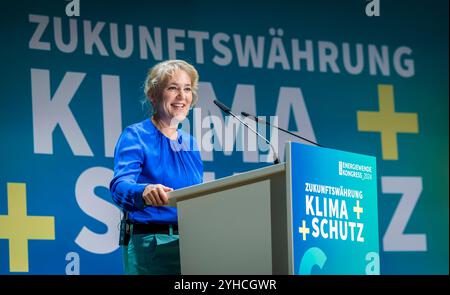 Berlin, Deutschland. 11 novembre 2024. Congrès de transition énergétique Dena 2024. Discours de Dena Directrice générale Corinna Enders Credit : dpa/Alamy Live News Banque D'Images