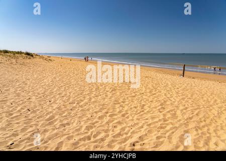 Plage des Chardons Der Strand plage des Chardons à l Aiguillon-la-Presqu ile, Frankreich plage des Chardons à l Aiguillon-la-Presqu ile, Franc Banque D'Images