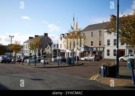 moville market square, comté de donegal, république d'irlande Banque D'Images