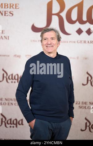 Madrid. Espagne. 20241111, Gerardo Herrero assiste à la conférence photo Raqa à l'URSO Spa Hotel le 11 novembre 2024 à Madrid, Espagne crédit : MPG/Alamy Live News Banque D'Images