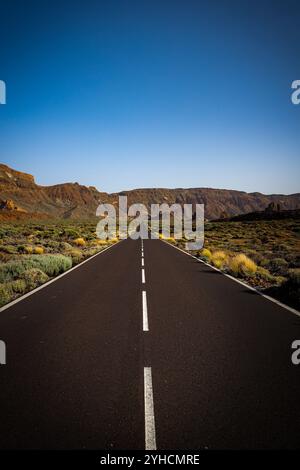 Autoroute en espagne Banque D'Images