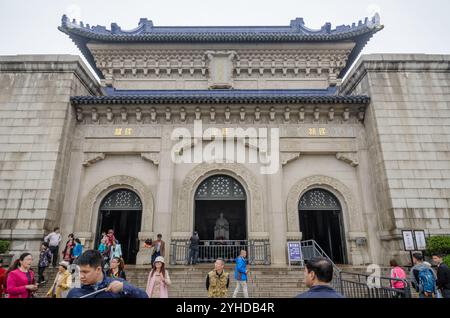 Mausolée du Dr Sun Yat-sen, Nanjing, province du Jiangsu, Chine, Asie Banque D'Images