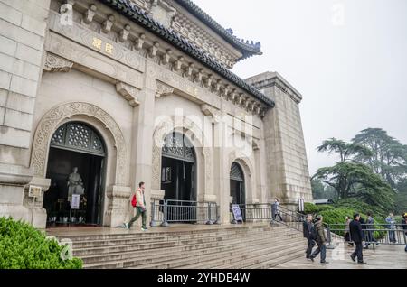 Mausolée du Dr Sun Yat-sen, Nanjing, province du Jiangsu, Chine, Asie Banque D'Images