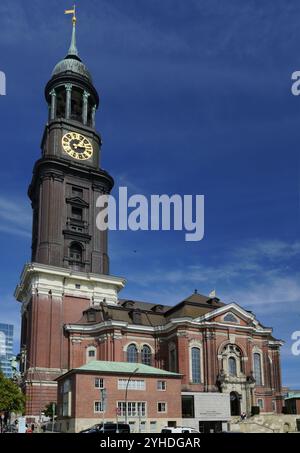 Église principale de St Michaelis, ville libre et hanséatique de Hambourg, Allemagne, Europe Banque D'Images