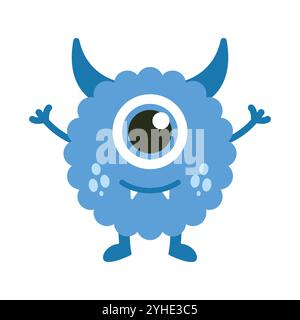 Halloween Monster Mash art vectoriel sur fond blanc Illustration de Vecteur