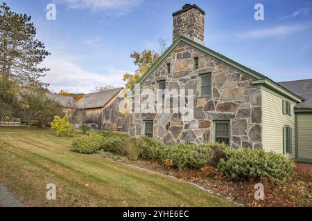 le lieu de naissance du président coolidge à plymouth notch dans le vermont états-unis Banque D'Images