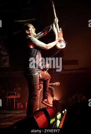 The Black Charade (My Chemical Romance Tribute band) jouant à O2 Academy Islington, Londres © Clarissa Debenham (film Free Photography) / Alamy Banque D'Images