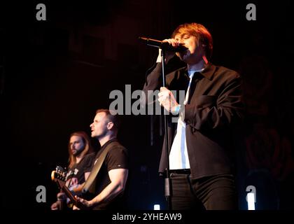 Fall Out Boy (Fall Out Boy Tribute Band) se produisant à l'O2 Academy Islington, Londres © Clarissa Debenham (film Free Photography) / Alamy Banque D'Images