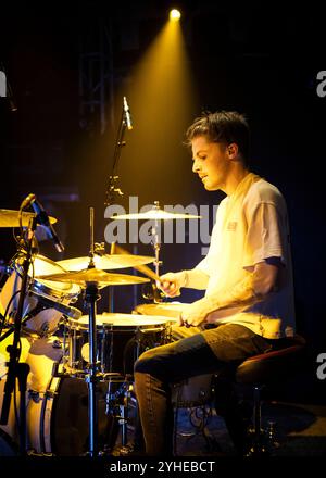 Fall Out Boy (Fall Out Boy Tribute Band) se produisant à l'O2 Academy Islington, Londres © Clarissa Debenham (film Free Photography) / Alamy Banque D'Images