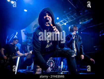 Fall Out Boy (Fall Out Boy Tribute Band) se produisant à l'O2 Academy Islington, Londres © Clarissa Debenham (film Free Photography) / Alamy Banque D'Images