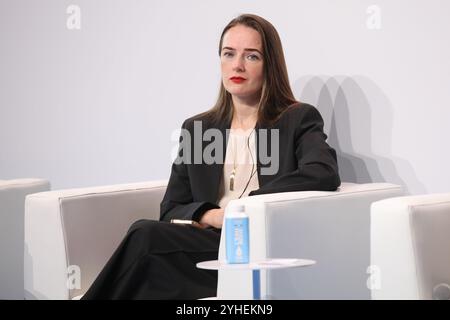 Paris, France le 11 novembre 2024, Paris Peace Forum, Oleksandra Matviichuk, lauréate du Prix Nobel de la paix 2022. François Loock/Alamy Live News Banque D'Images