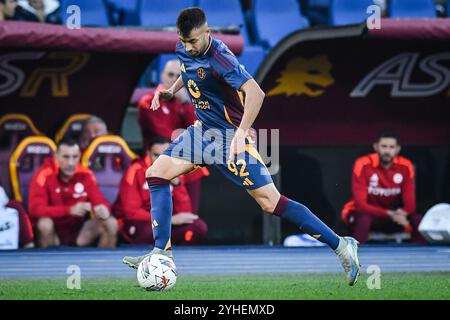 Rome, Italie. 10 novembre 2024. Stephan El SHAARAWY de l'AS Roma lors du championnat italien Serie A match de football entre L'AS Roma et le Bologna FC le 10 novembre 2024 au Stadio Olimpico à Rome, Italie - photo Matthieu Mirville (M Insabato)/DPPI crédit : DPPI Media/Alamy Live News Banque D'Images