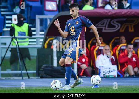 Rome, Italie. 10 novembre 2024. Stephan El SHAARAWY de l'AS Roma lors du championnat italien Serie A match de football entre L'AS Roma et le Bologna FC le 10 novembre 2024 au Stadio Olimpico à Rome, Italie - photo Matthieu Mirville (M Insabato)/DPPI crédit : DPPI Media/Alamy Live News Banque D'Images