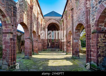 Schwalmstadt-Treysa : ruines de l'église des morts . Ruine der Totenkirche Banque D'Images