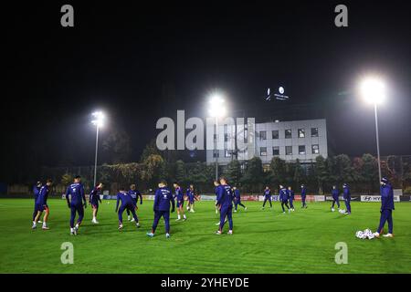 Zagreb, Croatie. 11 novembre 2024. Séance d'entraînement de l'équipe nationale croate de football avant le match de la Ligue des Nations contre l'Écosse. Photo : Luka Stanzl/PIXSELL crédit : Pixsell/Alamy Live News Banque D'Images