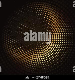 vecteur de demi-teinte de mosiac doré Illustration de Vecteur