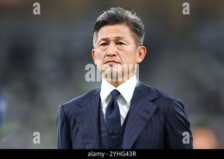 Tokyo, Japon. 11 novembre 2024. Kazuyoshi Miura (ATLETICO SUZUKA) Football/Football : Ligue japonaise de football (JFL) 2024 entre Criacao Shinjuku 0-2 ATLETICO SUZUKA CLUB au stade national de Tokyo, Japon . Crédit : Naoki Morita/AFLO SPORT/Alamy Live News Banque D'Images