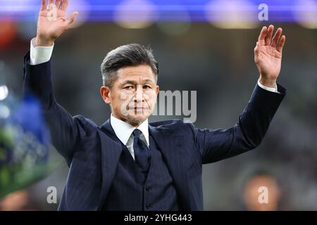 Tokyo, Japon. 11 novembre 2024. Kazuyoshi Miura (ATLETICO SUZUKA) Football/Football : Ligue japonaise de football (JFL) 2024 entre Criacao Shinjuku 0-2 ATLETICO SUZUKA CLUB au stade national de Tokyo, Japon . Crédit : Naoki Morita/AFLO SPORT/Alamy Live News Banque D'Images