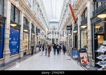 Passage la Haye est une galerie marchande traditionnelle dans le centre-ville composée d'une section ancienne et nouvelle avec de nombreux magasins spécialisés et magasins Banque D'Images