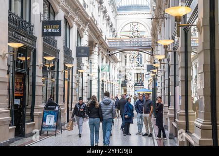 Passage la Haye est une galerie marchande traditionnelle dans le centre-ville composée d'une section ancienne et nouvelle avec de nombreux magasins spécialisés et magasins Banque D'Images