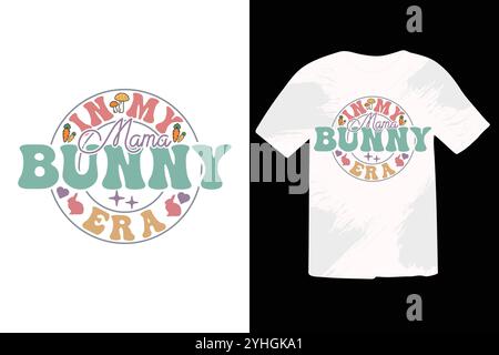 Design de T-shirt ester SVG Illustration de Vecteur