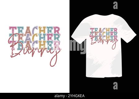 Design de T-shirt ester SVG Illustration de Vecteur