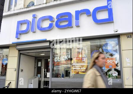 FRANCE. PARIS (75) PICARD, ACTEUR MAJEUR DE LA VENTE D’ALIMENTS CONGELÉS Banque D'Images