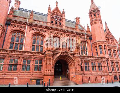 Extérieur de Birmingham, Royaume-Uni Magistrates court, un monument victorien dans la ville Banque D'Images