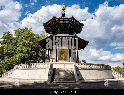 Londres, Angleterre - août 2023 : The London Peace Pagoda Banque D'Images