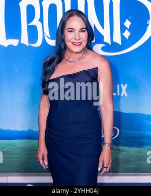 New York, NY, États-Unis, 11 novembre 2024 : Vicky Jenson assiste à la première de 'Spellbound' de Netflix au Paris Theater de New York le 11 novembre 2024. Crédit : Lev Radin/Alamy Live News Banque D'Images